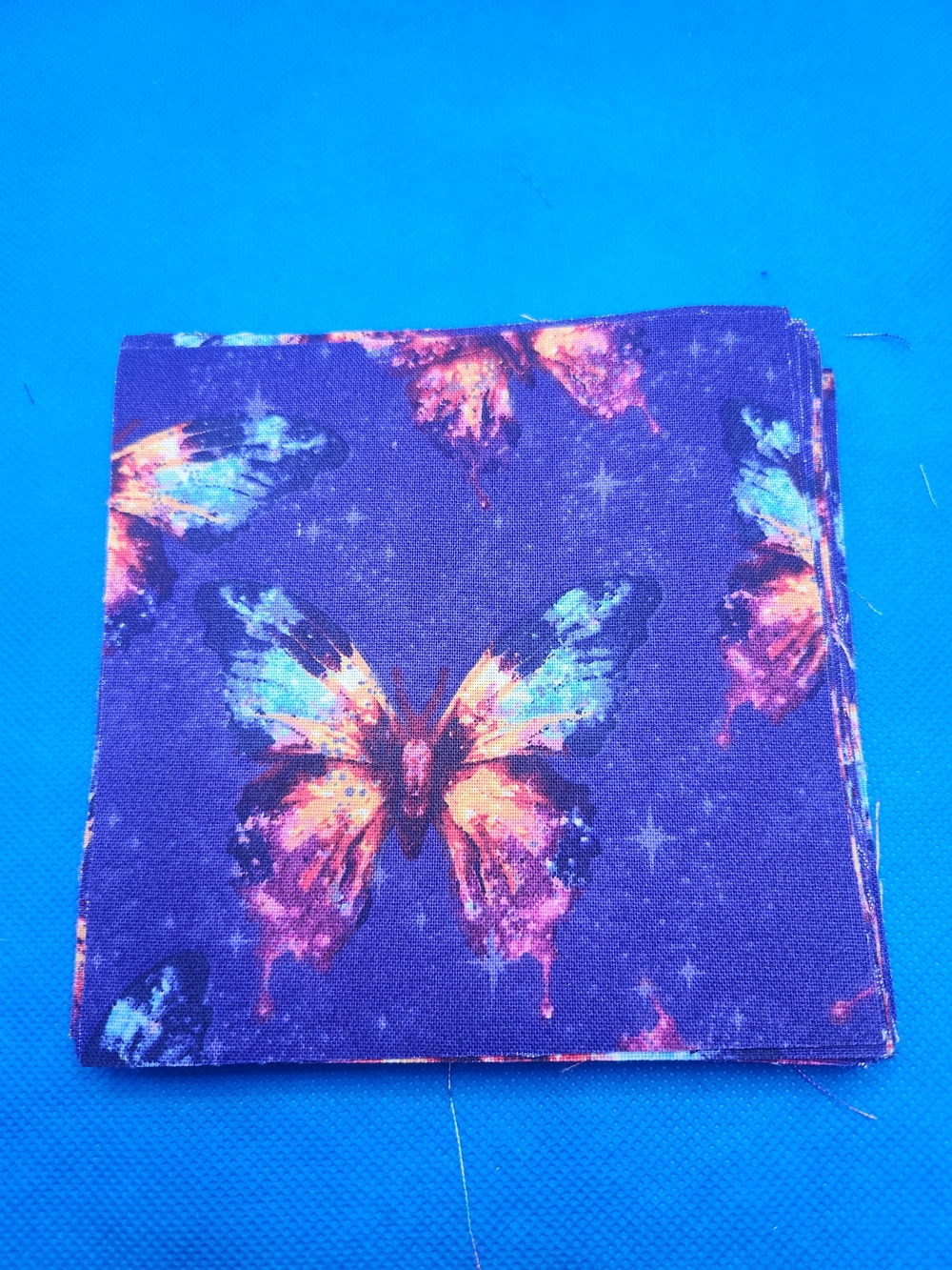 4.75 Inch 26 Pcs Cotton Butterflies Squares